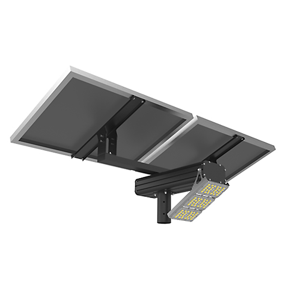 Alumbrado público solar Farola Sistema semiintegrado 15w 20w 30w 45w 60w Farola solar LED para exteriores